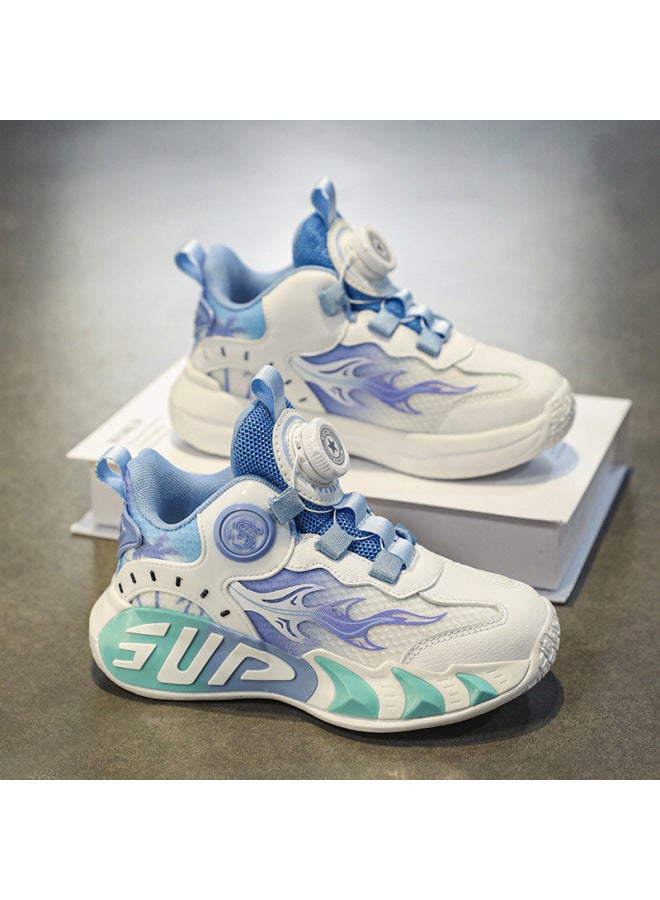 Children's Shoes For Girls  Spring And Autumn New Kidsren's Running Basketball Shoes For Older Kidsren Spring Soft-soled Sports Shoes For Girls