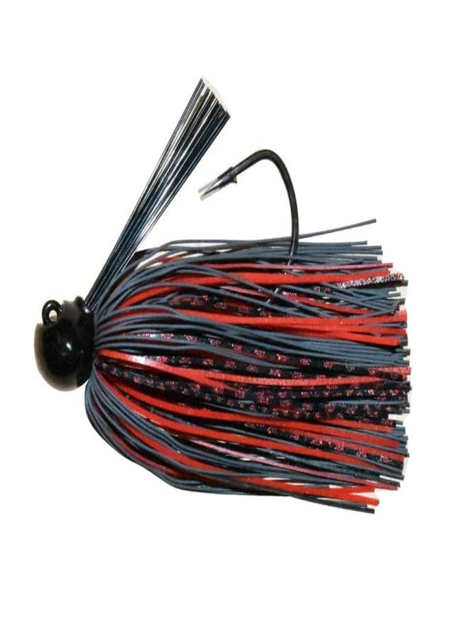 Dobyns Rods SFBEWGMIDRD1/21PK Black Rubber/Red Silicon, Hook Size 5/0 Black Rubber/Red Silicon, Hook Size 5/0