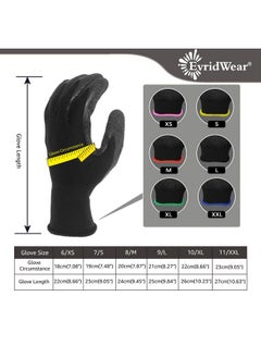 Evridwear Crinkle Latex Rubber Hand Coated Safety Work Gloves for Men Women General Multi Use Construction Warehouse Gardening Assembly Landscaping (L-Size) 12 Pairs Pack - pzsku/Z4ECF1F22C24E04075EEAZ/45/_/1740118209/e8c9fff2-3b5b-484c-a7a3-b8481e26e1d8