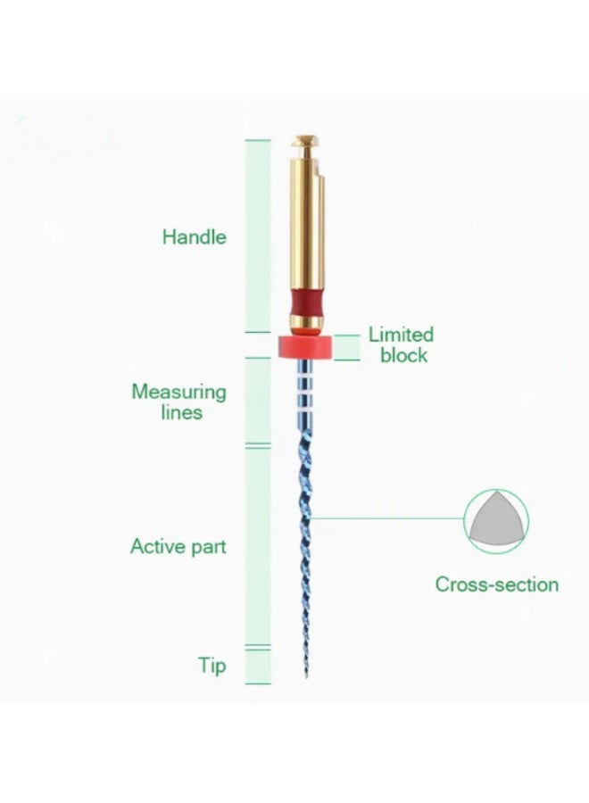 keemz Dental Endodontic Rotary Files 28mm – NiTi Root Canal Instruments - Image 2