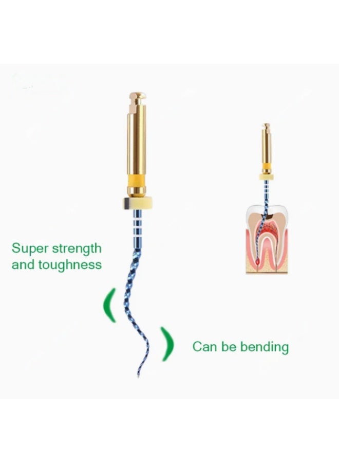 keemz Dental Endodontic Rotary Files 28mm – NiTi Root Canal Instruments - Image 3