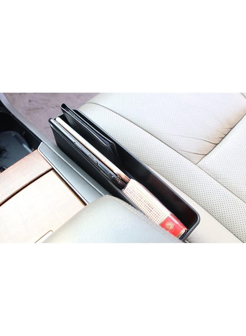 2 Pcs Car Seat Gap Filler Organizer, Car Storage Box, Car Seat Side Organizer, Quality and Durable, Minimalistic and Sturdy Design, for Money, CellPhone and Keys Storage - Image 4