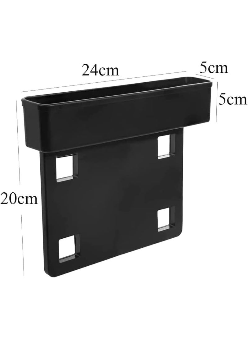 2 Pcs Car Seat Gap Filler Organizer, Car Storage Box, Car Seat Side Organizer, Quality and Durable, Minimalistic and Sturdy Design, for Money, CellPhone and Keys Storage - Image 2