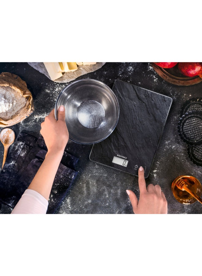 SOEHNLE Page Compact 300 Digital Kitchen Scale Slate 2.5 x 19.2 x 23.4 cm 61515 - Image 2