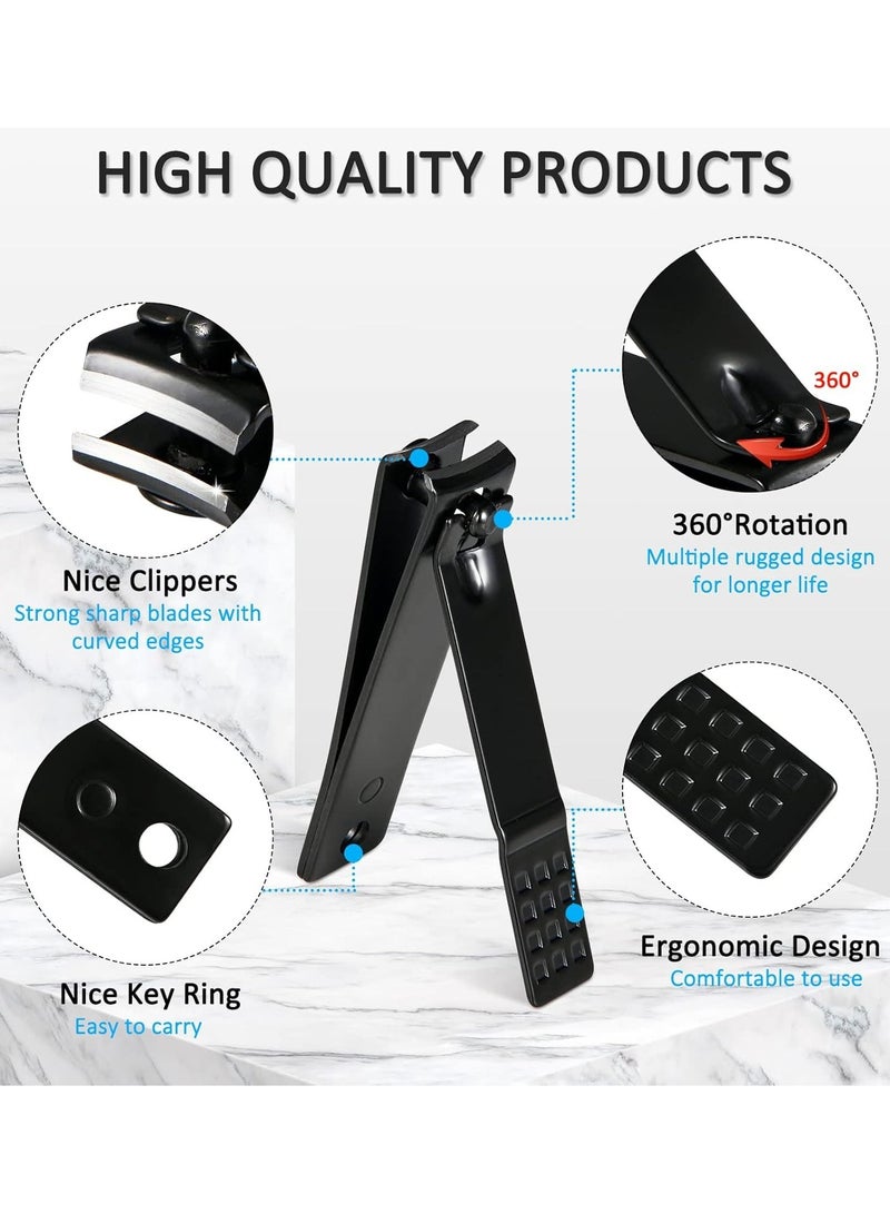 Professional 26-Piece Stainless Steel Manicure Set, Nail Care Tools with Luxury Travel Bag - Image 3