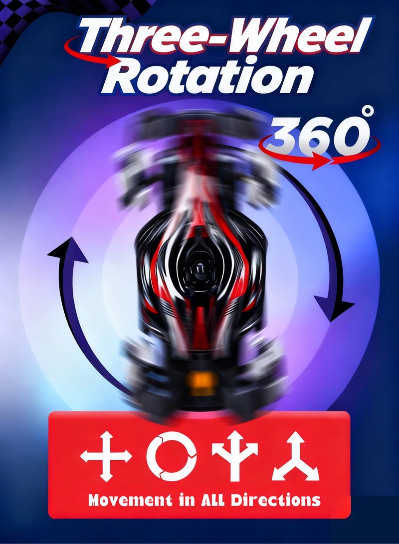 JJRC Racing F1 RC Car Scale Remote Control Kids Stunt 2.4GHz Drift 4WD 360° Rotation Suitable for Children with Lights Music and Spray - Image 3