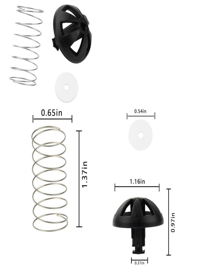 Obida 2PK-990117900 990237500 For Hamilton Beach Coffee Makers for Coffee Machine Brew Basket Bottom Spring Loaded Stopper Kits Replacement Brew Basket - Image 2