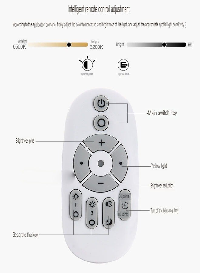 إن كي أكس مصباح أرضي لحماية العين مع إضاءة كاملة الطيف - مصباح عمودي لغرفة المعيشة وغرفة النوم - Image 5