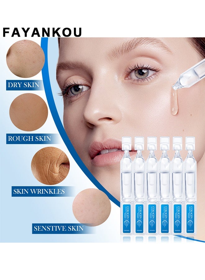 FAYANKOU Collagen Seconday Discard Serums, Anti-Aging Hydrating Serum For Plump & Firm, Looking Skin, Peptides Serum For Face, Fine Lines & Wrinkles & Radiance, Deep Collagen Hydrating Firming Serum (1.5 ml*30pcs) - Image 4