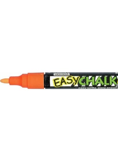 Marvy Easy Chalk Marker Liquid Chalk Pen Highlighter Orange 