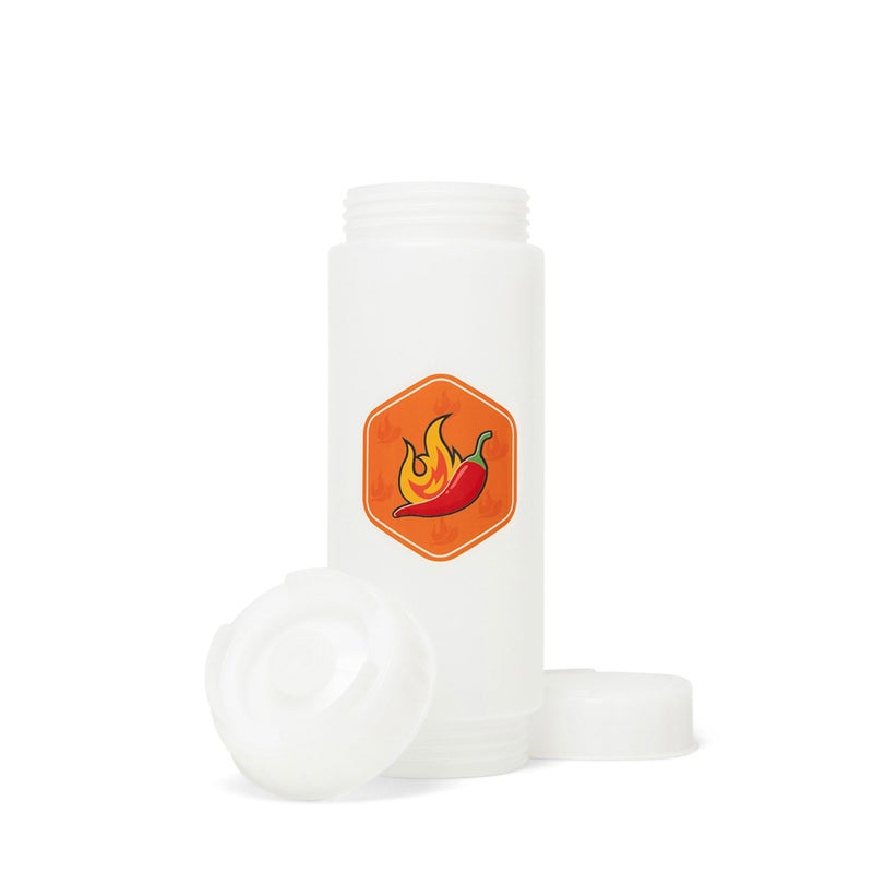 Brenium 18oz Refillable FIFO Squeeze Bottle for Hot Sauce â€“ BPA-Free No-Drip Condiment Dispenser with Twist Cap, Dishwasher Safe for Sriracha, Chili Garlic, Spicy Oil, Buffalo - Image 4