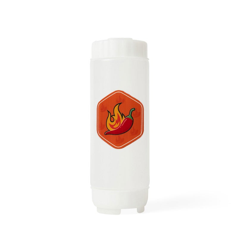 Brenium 18oz Refillable FIFO Squeeze Bottle for Hot Sauce â€“ BPA-Free No-Drip Condiment Dispenser with Twist Cap, Dishwasher Safe for Sriracha, Chili Garlic, Spicy Oil, Buffalo - Image 5