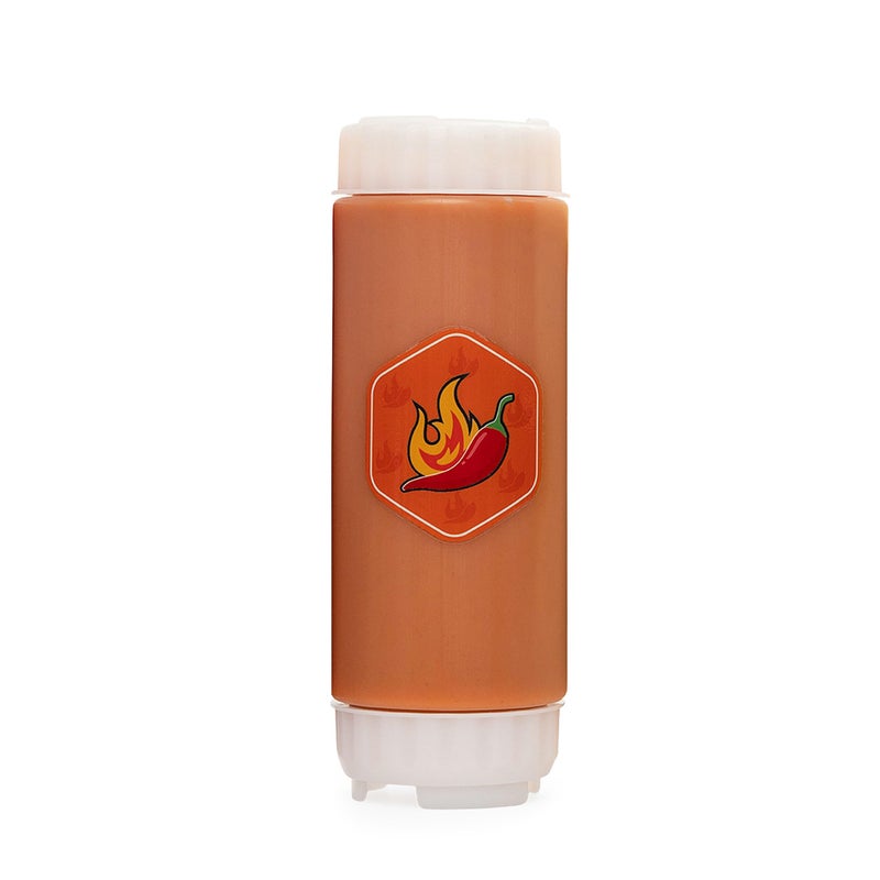 Brenium 18oz Refillable FIFO Squeeze Bottle for Hot Sauce â€“ BPA-Free No-Drip Condiment Dispenser with Twist Cap, Dishwasher Safe for Sriracha, Chili Garlic, Spicy Oil, Buffalo - Image 3
