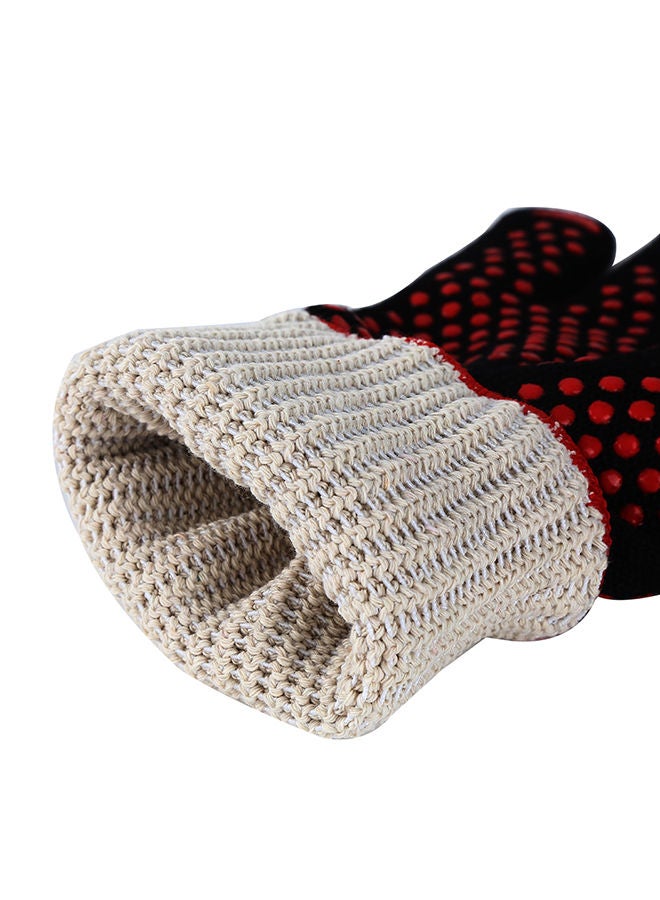 NIBEMINENT Level 3 Heat-resistant/Cut Resistance Safe Gloves/Oven Mitts Multicolour 31centimeter - Image 4