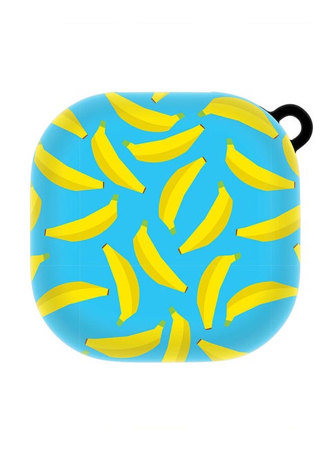 StylePods Custom Case Samsung Galaxy Buds Pro (2021) / Buds Live Case With Anti-Lost Keychain - Scattered Bananas