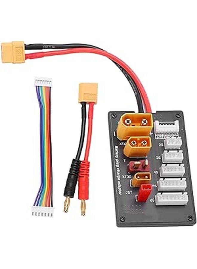XT60 Parallel Charging Board with Banana Connector Cable for Lipo Battery Balance Charger - Image 1