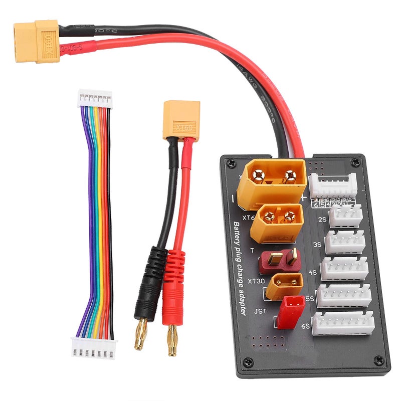 XT60 Parallel Charging Board with Banana Connector Cable for Lipo Battery Balance Charger - Image 2