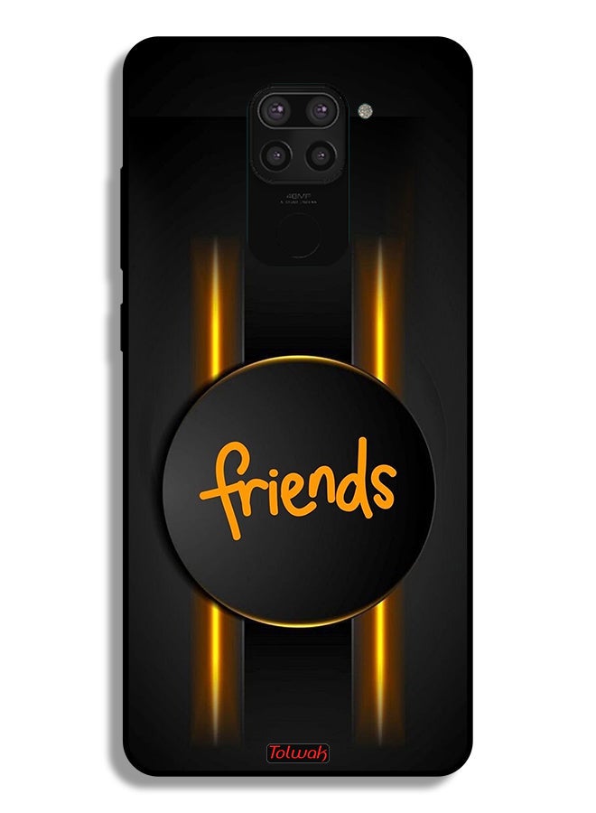 Tolwak Xiaomi Redmi Note 9 Protective Case Cover Friends - Image 2