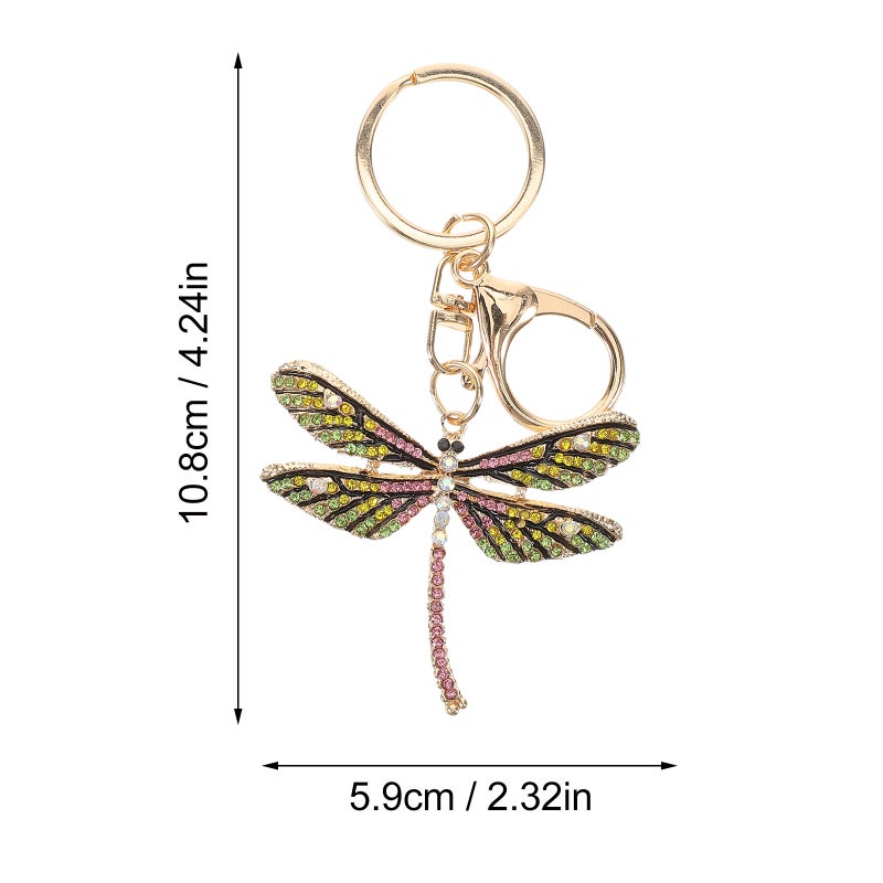 Decorative Dragonfly Keychain Purse Dragonfly Pendant Cute Keychain Car Key Pendant Dragonfly Keychain Bag Pendant Keychain - Image 4
