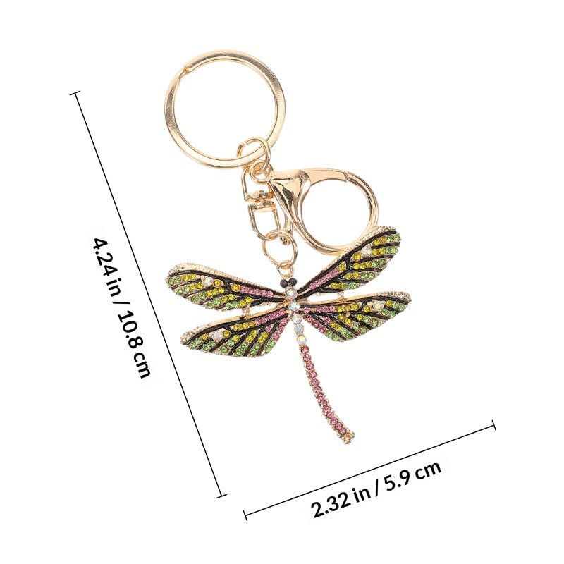 Decorative Dragonfly Keychain Purse Dragonfly Pendant Cute Keychain Car Key Pendant Dragonfly Keychain Bag Pendant Keychain - Image 2