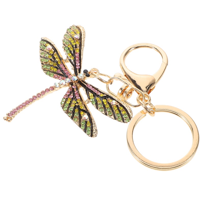 Decorative Dragonfly Keychain Purse Dragonfly Pendant Cute Keychain Car Key Pendant Dragonfly Keychain Bag Pendant Keychain - Image 5