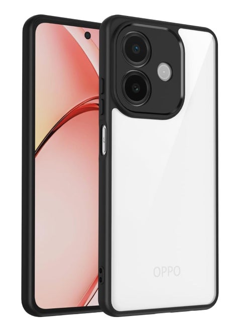 Bumper Protective Case for Oppo A3/A3X Silicone TPU Bumper Ultra Durable Ultra-Safe Camera Optimum Solution (Black)