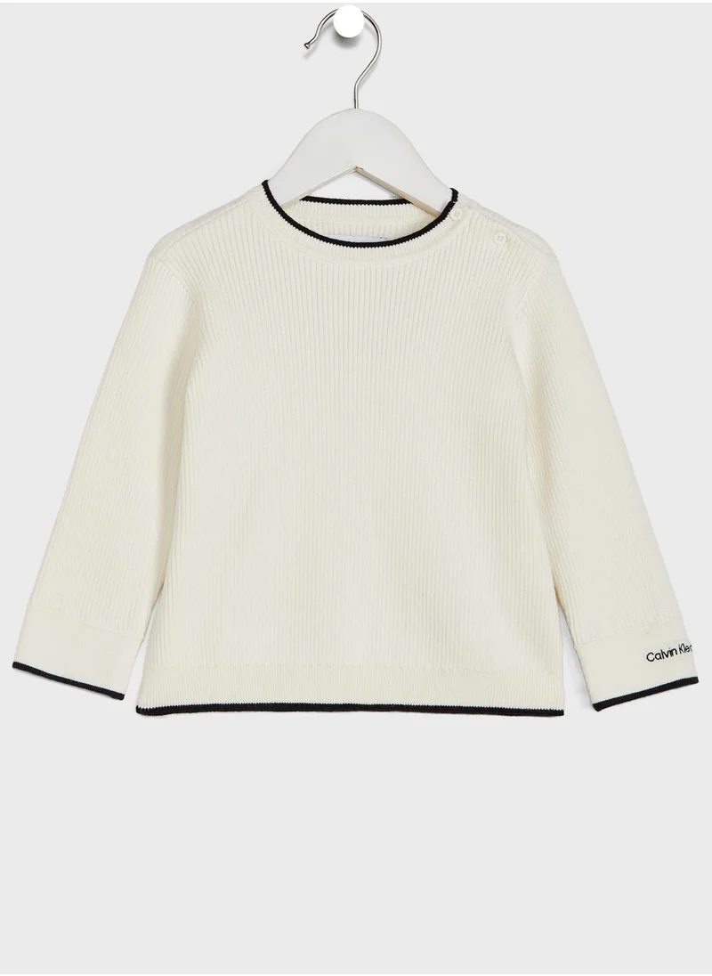 Calvin Klein Jeans Kids Contrast Sweater