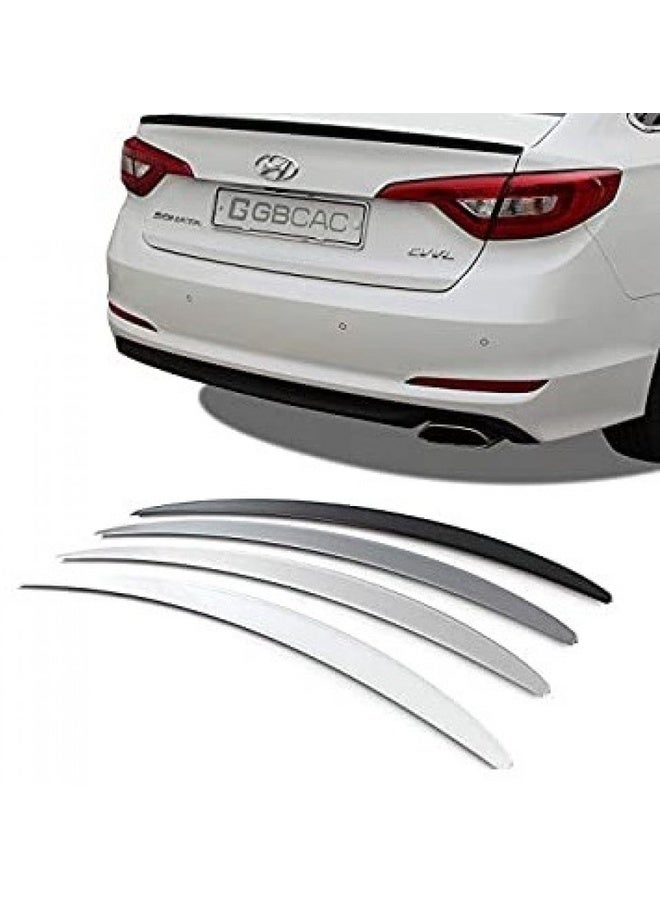Generic Brand Hyundai Sonata 2015 2016 2017 Rear Spoiler White Color for Exterior Styling and Car Appearance Upgrade - Image 1