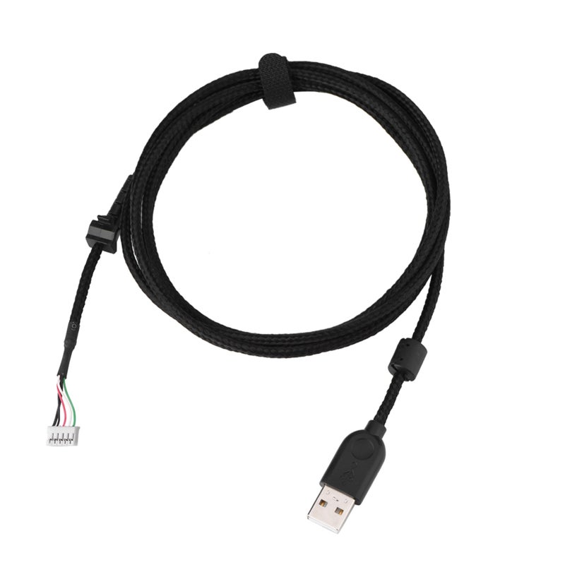 USB Mouse Cable Replacement 2.19yd Braided Nylon - Precise Compatibility for Logitech G502 Mouse - Quick Response Copper Wire - Perfect Replacement for Old Damaged USB Cable for Gaming - Image 1