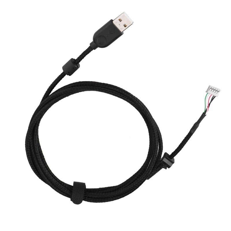 USB Mouse Cable Replacement 2.19yd Braided Nylon - Precise Compatibility for Logitech G502 Mouse - Quick Response Copper Wire - Perfect Replacement for Old Damaged USB Cable for Gaming - Image 4