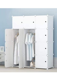 XiuWoo 12-Cube Portable Wardrobe Combination Armoire Modular Cabinet Storage Organizer Cube  - Image 2