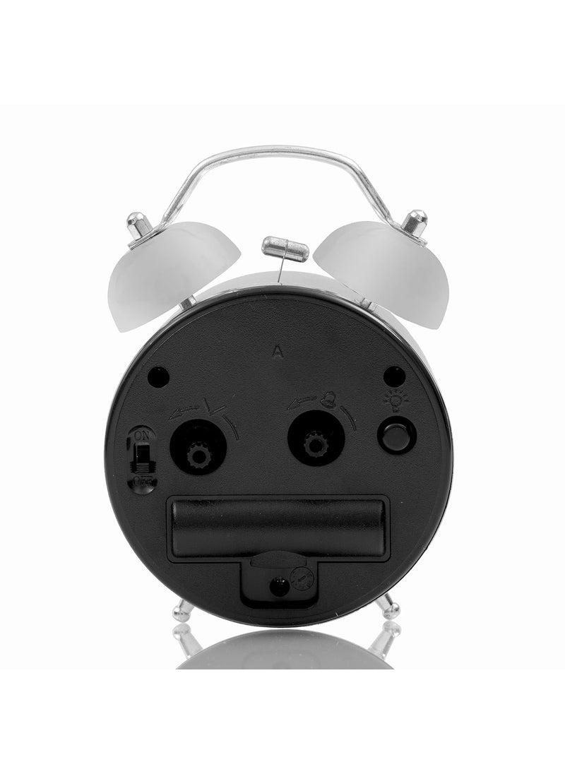 MAGIC PLUS MAGIC PLUS Alarm Clock for Heavy Sleepers Wake Up On Time Every Time Loud Alarm with Extra Large Display Snooze Button Backlight Silver  - Image 2