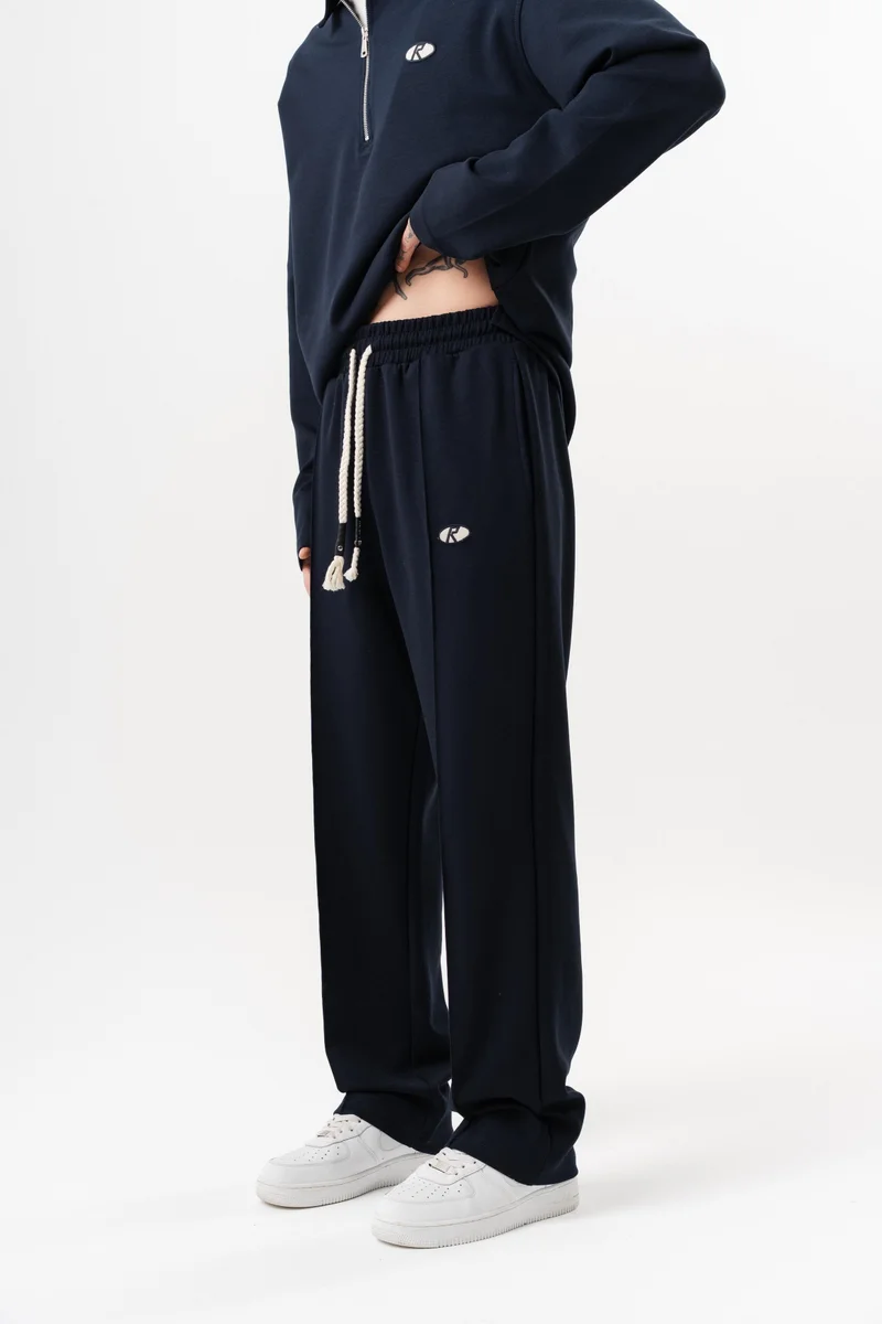 RESPIRE Men's Modal Baggy Sweatpants Navy Blue