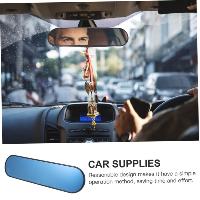 Universal Car Panoramic Rearview Mirror Easy to Install Interior Wide Angle - Image 5