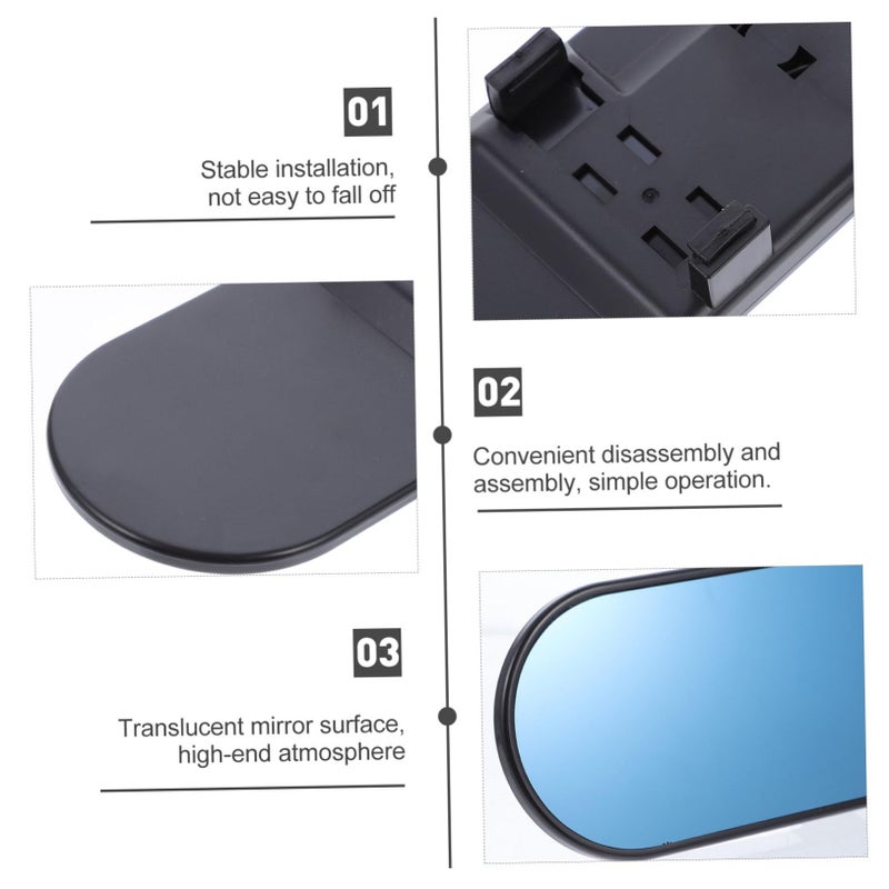 Universal Car Panoramic Rearview Mirror Easy to Install Interior Wide Angle - Image 4