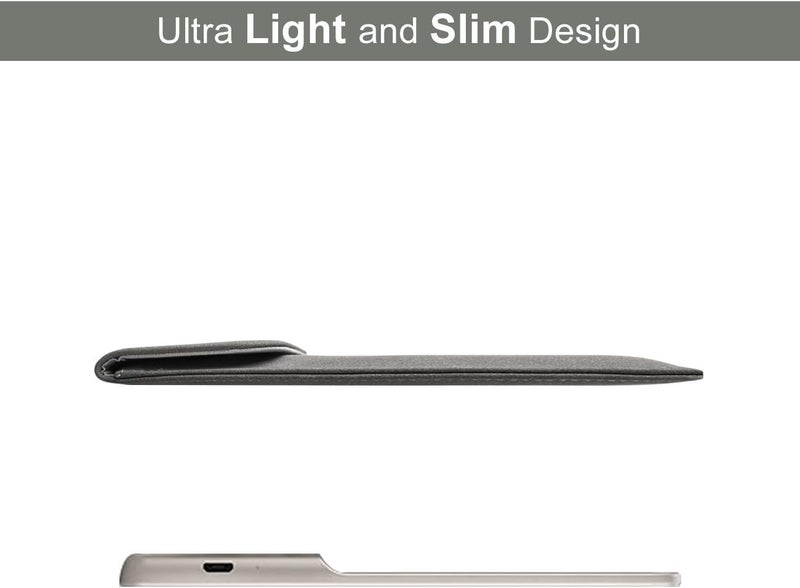 WALNEW 7'' Sleeve for Kindle Oasis - Protective Insert Sleeve Case Cover Bag Fits Kindle Oasis 10th Generation 2019 / 9th Generation 2017, Gray - Image 4