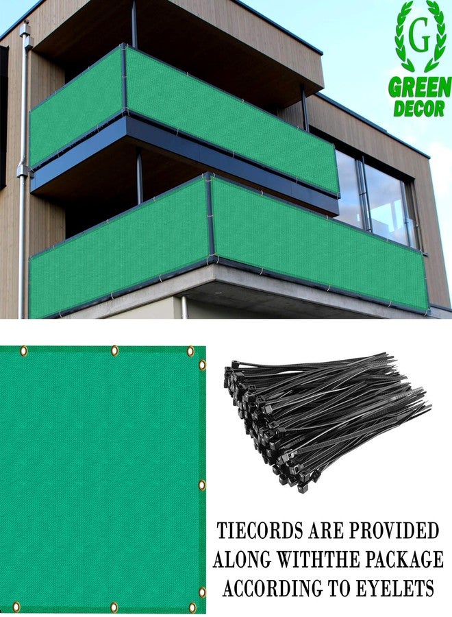 GREEN DECOR HDPE Fabric Self Fold Baby Kids Safety Net Protector for Balcony & Staircase Railing Guard,Balcony Stairway Net Baby Safety Products for Indoor&Outdoor(Green Color, 2.50X8 MTR) - Image 5