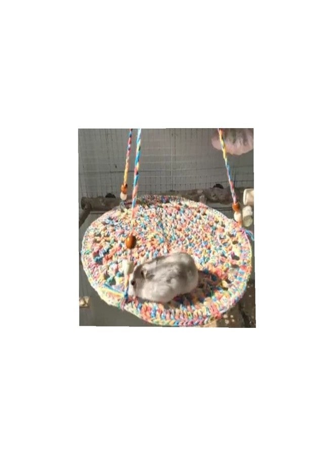 LETSP Reptile Hammock Swing Hanging Bed, Reptile Summer Bed for Lizard Bearded Dragon Leopard Gecko Parrots Squirrel Chameleon (Colour) - Image 4