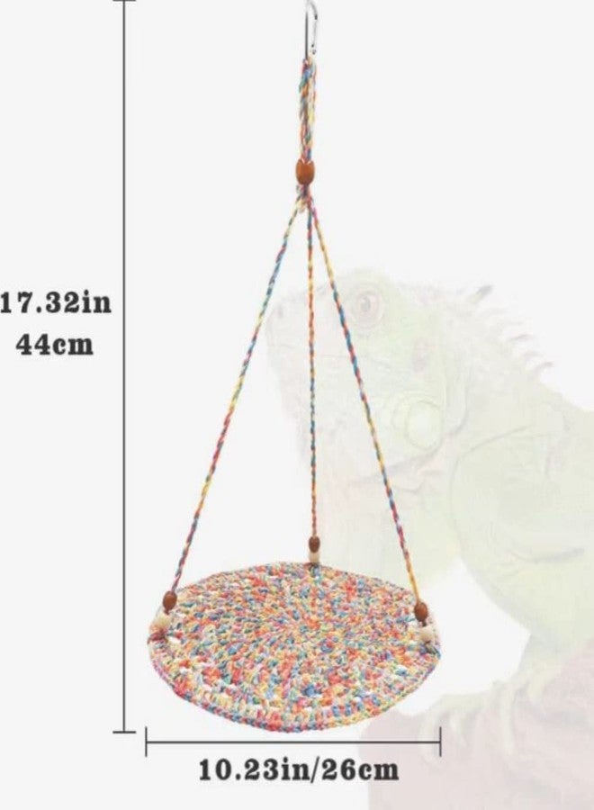 LETSP Reptile Hammock Swing Hanging Bed, Reptile Summer Bed for Lizard Bearded Dragon Leopard Gecko Parrots Squirrel Chameleon (Colour) - Image 3