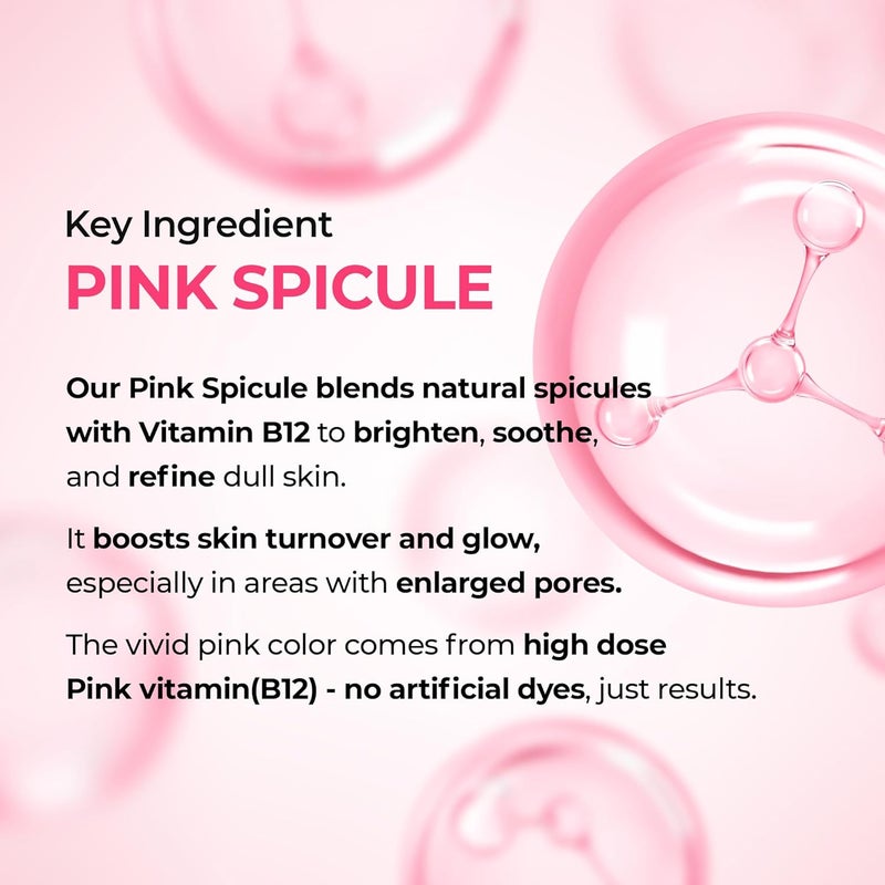 Dr. Melaxin Dr.Melaxin Lumi firm & lift Duo | Korean facial Collagen Firming serum plumping skin & tightening refines skin repair density | Cyano Pink Spicule Serum + Picotonic Shot Ampoule - Image 2