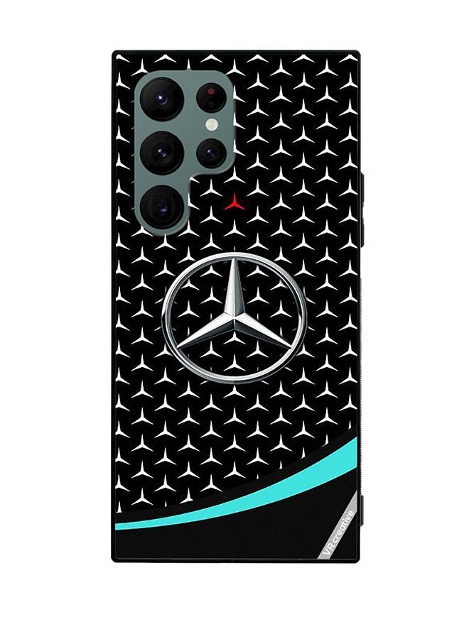 VR CREATIVE Protective Case Cover For Samsung Galaxy S22 Ultra 5G Mercedes Amg Petronas F1 Design Multicolour  - Image 1
