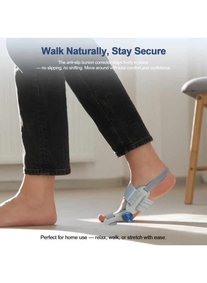 Adjustable Knob Bunion Corrector for Women and Men - Orthopedic Relief with Silicone Pad - Strong Bunion Fix for Left and Right Feet - Image 4