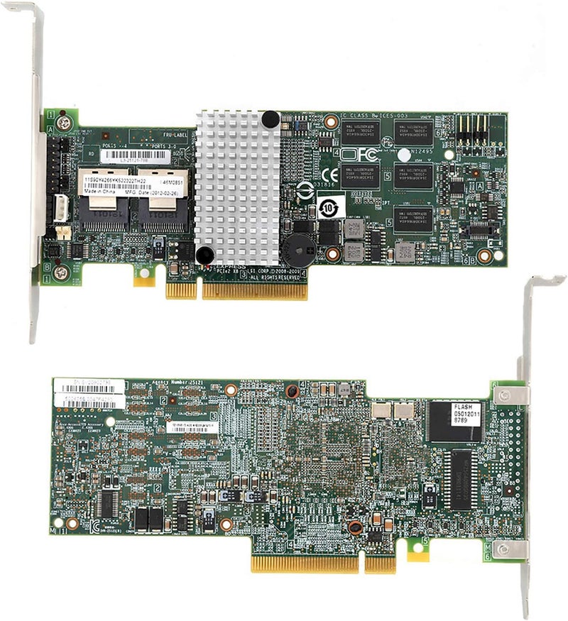 LSI SATASAS Controller 6G PCIe X8 with Fast ReadingWriting Speeds for Smart Array Servers, Supports SATASAS HDDs, 1U/2U Environments, Array Card - Image 2