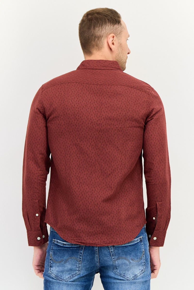 Levi's قميص رجالي بأكمام طويلة بتصميم مطبوع نحيف، متعدد الألوان - Image 3