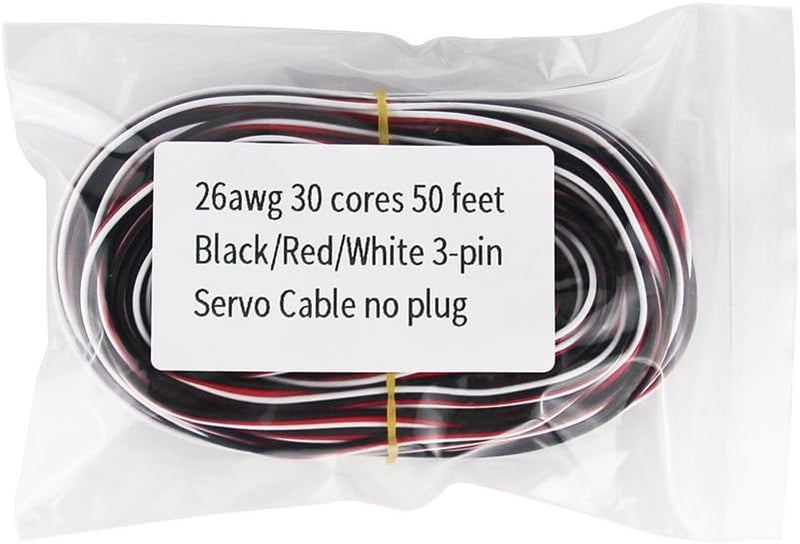 OliYin 50 Feet 26AWG Servo Cable 3p Line for Futaba JR RC Servo - Image 5