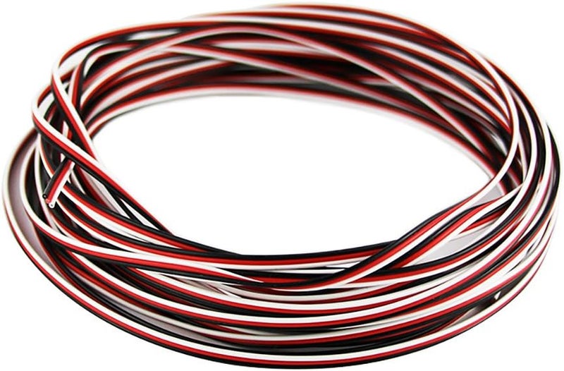 OliYin 50 Feet 26AWG Servo Cable 3p Line for Futaba JR RC Servo - Image 1