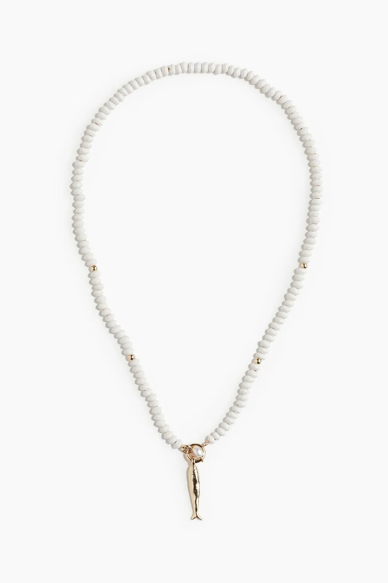 H&M Beaded pendant necklace