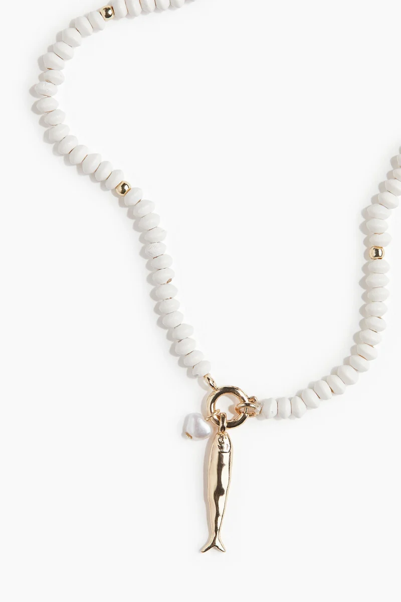 H&M Beaded pendant necklace