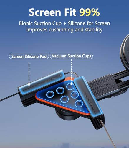 DICMKY Tesla Phone Mount for Tesla Model Y3 2026 2025 2024 2023 2022 360Swivel Car Accessories for Tesla Screen Magnetic Phone Holder Stand for Tesla Model YJuniper3HighlandXCybertruck - Image 3
