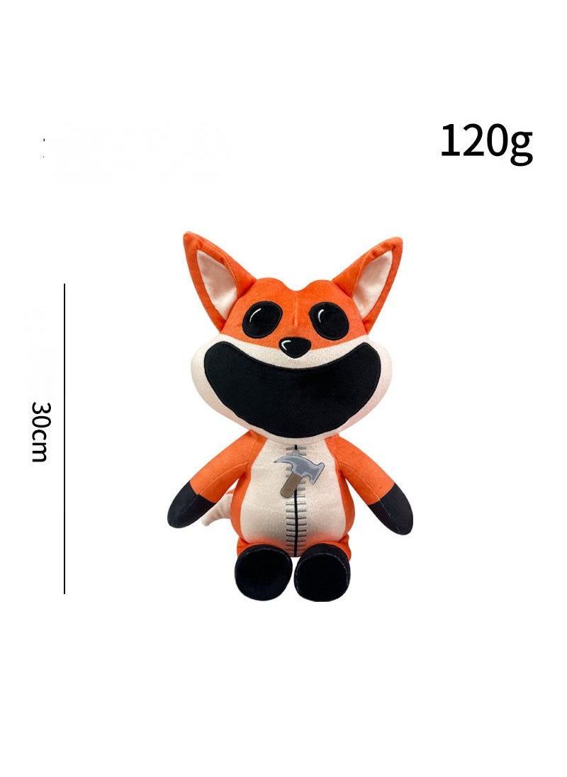 Y&D Poppy Playtime Smiling Critters 3 Plush Toy Cartoon Fox 30cm For Fans Gift Horror Stuffed Figure Doll For Kids And Adults Great Birthday Stuffers For Boys Girls 